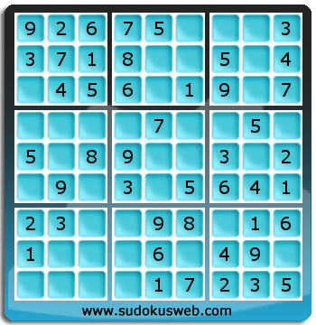 Sudoku de Niveau Très Facile