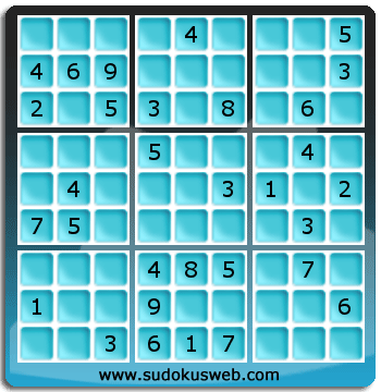 Sudoku von mittelmässiger höhe