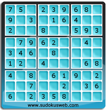 Sudoku von sehr einfacher höhe