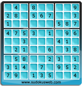 Sudoku de Niveau Très Facile Sudoku de Niveau Très Facile