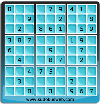 Nivel Facil de Sudoku Nivel Facil de Sudoku