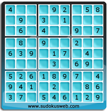 Sudoku de Niveau Très Facile