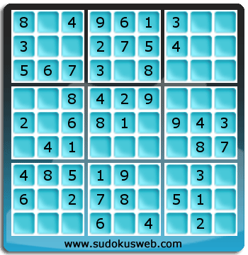 Sudoku de Nivel Muy Fácil