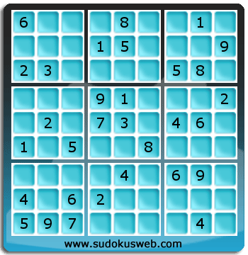 Sudoku von mittelmässiger höhe