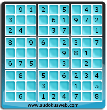 Sudoku von sehr einfacher höhe