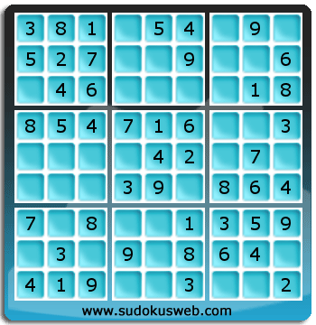 Sudoku de Niveau Très Facile Sudoku de Niveau Très Facile