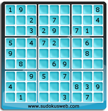 Sudoku von mittelmässiger höhe