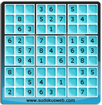 Sudoku de Nivel Muy Fácil