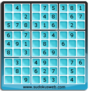 Nivel Muito Facil de Sudoku