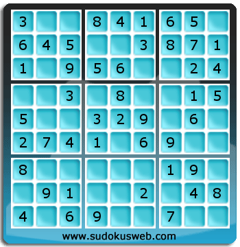 Sudoku de Nivel Muy Fácil