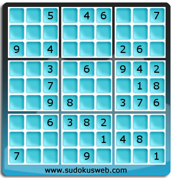 Sudoku von mittelmässiger höhe