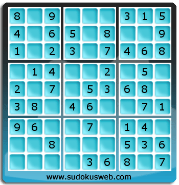 Nivel Muito Facil de Sudoku