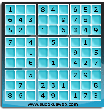 Nivel Muito Facil de Sudoku Nivel Muito Facil de Sudoku