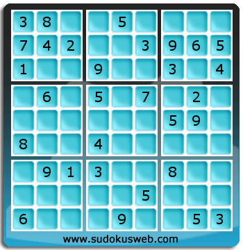 Sudoku von mittelmässiger höhe