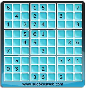 Sudoku von mittelmässiger höhe