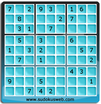 Sudoku von mittelmässiger höhe