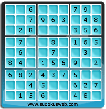 Nivel Muito Facil de Sudoku Nivel Muito Facil de Sudoku