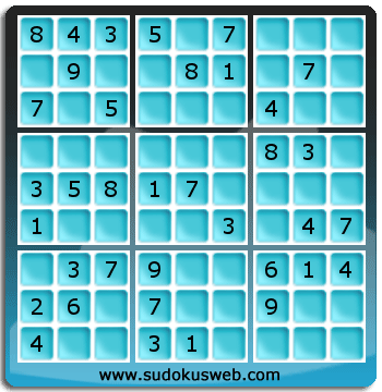 Nivel Facil de Sudoku