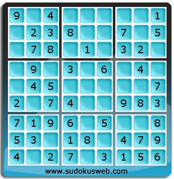 Sudoku de Nivell Molt Fàcil