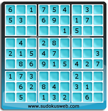 Sudoku de Niveau Très Facile Sudoku de Niveau Très Facile