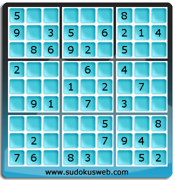 Sudoku de Niveau Facile Sudoku de Niveau Facile