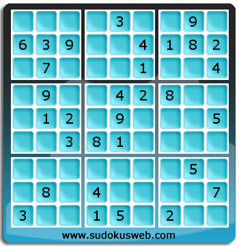 Sudoku von mittelmässiger höhe