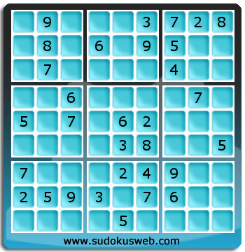 Sudoku von mittelmässiger höhe