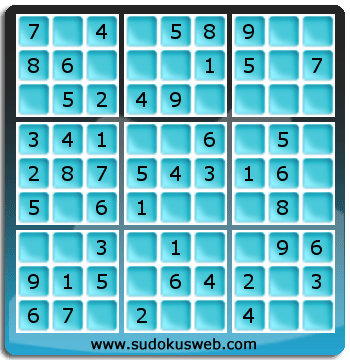Sudoku de Nivell Molt Fàcil Sudoku de Nivell Molt Fàcil
