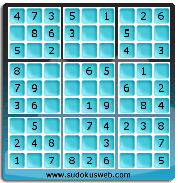 Sudoku de Niveau Très Facile