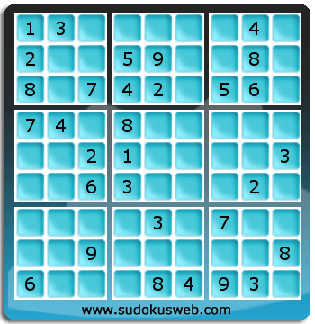 Sudoku von mittelmässiger höhe