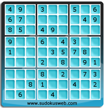 Sudoku von einfacher höhe