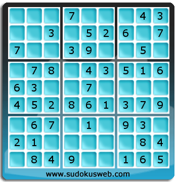 Sudoku von sehr einfacher höhe