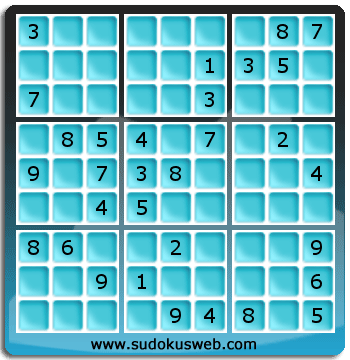 Sudoku von mittelmässiger höhe