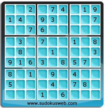 Sudoku von einfacher höhe