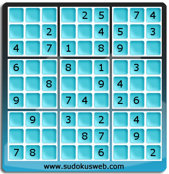 Sudoku von einfacher höhe