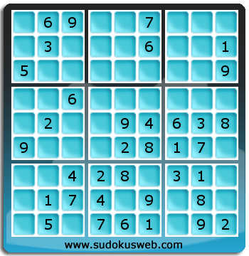 Sudoku von einfacher höhe