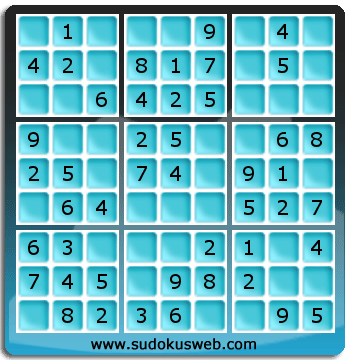 Sudoku von sehr einfacher höhe