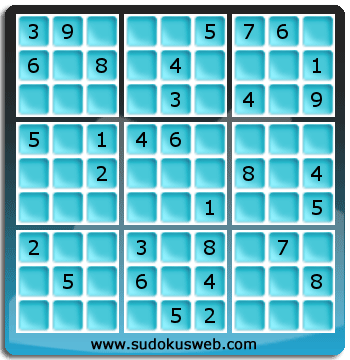 Sudoku von mittelmässiger höhe