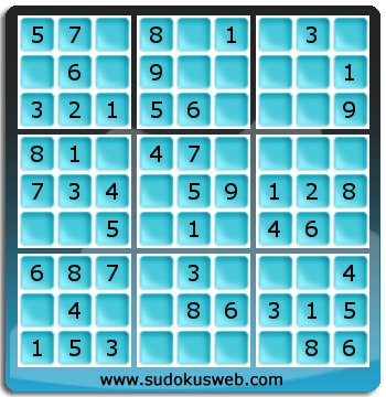 Sudoku de Nivel Muy Fácil