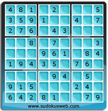 Sudoku de Nivell Molt Fàcil Sudoku de Nivell Molt Fàcil