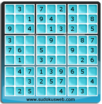 Sudoku von sehr einfacher höhe