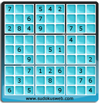 Sudoku von mittelmässiger höhe