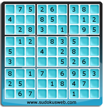 Nivel Muito Facil de Sudoku Nivel Muito Facil de Sudoku