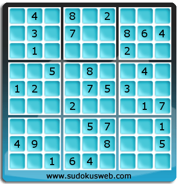 Sudoku von mittelmässiger höhe