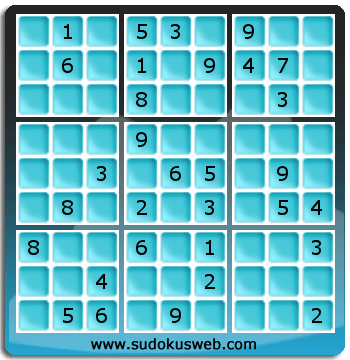 Sudoku von mittelmässiger höhe