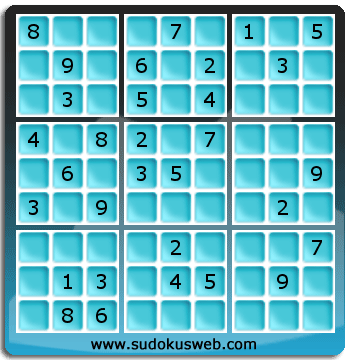 Sudoku von mittelmässiger höhe