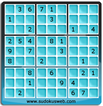 Sudoku von mittelmässiger höhe