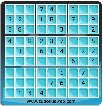 Sudoku von einfacher höhe