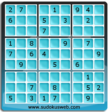 Sudoku von mittelmässiger höhe