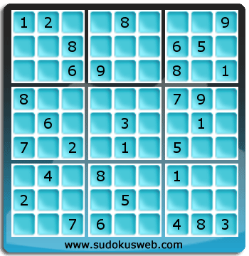 Sudoku von mittelmässiger höhe